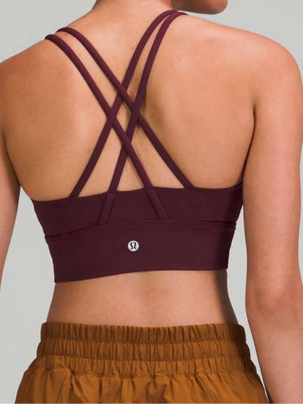 lululemon Energy Longline Maroon Scoop-Neck Sports Bra size 6 - Picture 7 of 7